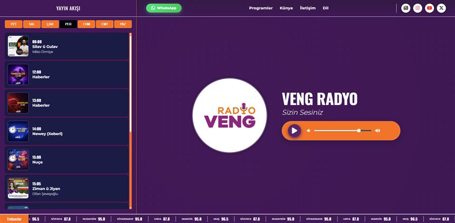 Vengradyo ekran görüntüsü